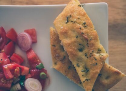 Roasted Vegetable Focaccia Sandwich Recipe